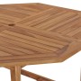 Garten-Esstisch aus massivem Teakholz 110x110x75 cm von vidaXL, Gartentische - Ref: Foro24-318478, Preis: 187,51 €, Rabatt: %