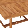 Mesa de comedor de jardín madera maciza de teca 110x110x75 cm de vidaXL, Mesas de jardín - Ref: Foro24-318477, Precio: 123,30...