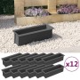 Jardineras para europalés 12 uds PP gris 36x13,5x9,5 cm de vidaXL, Maceteros y jardineras - Ref: Foro24-318302, Precio: 34,91...