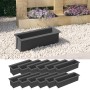 Jardineras para europalés 12 uds PP gris 36x13,5x9,5 cm de vidaXL, Maceteros y jardineras - Ref: Foro24-318302, Precio: 34,91...