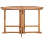 Mesa de comedor de jardín plegable teca maciza Ø110x75 cm de vidaXL, Mesas de jardín - Ref: Foro24-318479, Precio: 235,99 €, ...