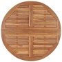 Mesa de comedor de jardín plegable teca maciza Ø110x75 cm de vidaXL, Mesas de jardín - Ref: Foro24-318479, Precio: 235,99 €, ...