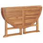 Mesa de comedor de jardín plegable teca maciza Ø110x75 cm de vidaXL, Mesas de jardín - Ref: Foro24-318479, Precio: 235,99 €, ...