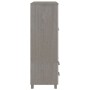 HAMAR solid pine wood wardrobe light gray 99x45x137 cm by vidaXL, Wardrobes - Ref: Foro24-340479, Price: 293,44 €, Discount: %