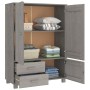 HAMAR solid pine wood wardrobe light gray 99x45x137 cm by vidaXL, Wardrobes - Ref: Foro24-340479, Price: 293,44 €, Discount: %