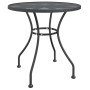 Anthracite expanded metal mesh garden table Ø80x72 cm by vidaXL, Garden tables - Ref: Foro24-317343, Price: 144,39 €, Discoun...