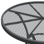 Anthracite expanded metal mesh garden table Ø80x72 cm by vidaXL, Garden tables - Ref: Foro24-317343, Price: 144,39 €, Discoun...