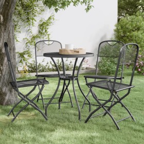 Folding garden chair 2 pcs anthracite expanded metal mesh by vidaXL, Garden chairs - Ref: Foro24-317339, Price: 104,31 €, Dis...