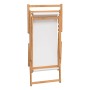 Silla de playa plegable de madera maciza de teca crema de vidaXL, Sillas de jardín - Ref: Foro24-317696, Precio: 70,88 €, Des...