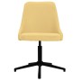 Silla de oficina giratoria tela amarilla de vidaXL, Sillas de oficina - Ref: Foro24-3090238, Precio: 85,99 €, Descuento: %