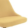 Silla de oficina giratoria tela amarilla de vidaXL, Sillas de oficina - Ref: Foro24-3090238, Precio: 85,99 €, Descuento: %