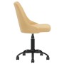 Silla de oficina giratoria tela amarilla de vidaXL, Sillas de oficina - Ref: Foro24-3090202, Precio: 84,55 €, Descuento: %