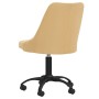 Silla de oficina giratoria tela amarilla de vidaXL, Sillas de oficina - Ref: Foro24-3090202, Precio: 84,55 €, Descuento: %