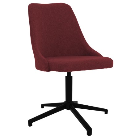 Silla de oficina giratoria de tela color vino tinto de vidaXL, Sillas de oficina - Ref: Foro24-3090239, Precio: 88,99 €, Desc...