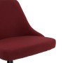 Silla de oficina giratoria de tela color vino tinto de vidaXL, Sillas de oficina - Ref: Foro24-3090239, Precio: 88,99 €, Desc...