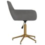 Silla de oficina giratoria de terciopelo gris oscuro de vidaXL, Sillas de oficina - Ref: Foro24-3092787, Precio: 81,59 €, Des...