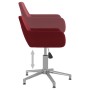 Wine-colored velvet swivel office chair by vidaXL, Office chairs - Ref: Foro24-3092736, Price: 79,11 €, Discount: %