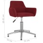 Wine-colored velvet swivel office chair by vidaXL, Office chairs - Ref: Foro24-3092736, Price: 79,11 €, Discount: %