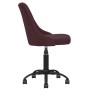 Silla de oficina giratoria tela morada de vidaXL, Sillas de oficina - Ref: Foro24-3090205, Precio: 87,99 €, Descuento: %