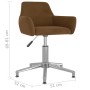 Brown velvet swivel office chair by vidaXL, Office chairs - Ref: Foro24-3092739, Price: 89,99 €, Discount: %