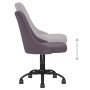 Silla de oficina giratoria tela gris taupé de vidaXL, Sillas de oficina - Ref: Foro24-3090204, Precio: 87,86 €, Descuento: %