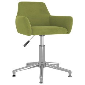 Light green velvet swivel office chair by vidaXL, Office chairs - Ref: Foro24-3092734, Price: 80,99 €, Discount: %