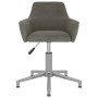 Silla de oficina giratoria terciopelo gris oscuro de vidaXL, Sillas de oficina - Ref: Foro24-3092732, Precio: 82,67 €, Descue...