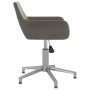 Dark gray velvet swivel office chair by vidaXL, Office chairs - Ref: Foro24-3092732, Price: 82,67 €, Discount: %