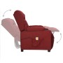 Sillón de masaje elevable tela rojo tinto de vidaXL, Sillones de masaje eléctricos - Ref: Foro24-3093436, Precio: 325,34 €, D...