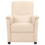 Sillón de masaje elevable tela color crema de vidaXL, Sillones de masaje eléctricos - Ref: Foro24-3093290, Precio: 209,99 €, ...