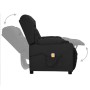 Black fabric elevating massage chair by vidaXL, Electric massage chairs - Ref: Foro24-3093435, Price: 319,29 €, Discount: %