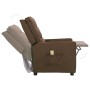 Sillón de masaje elevable de tela marrón de vidaXL, Sillones de masaje eléctricos - Ref: Foro24-3093345, Precio: 246,99 €, De...