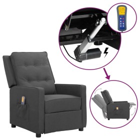 Dark gray fabric lifting massage chair by vidaXL, Electric massage chairs - Ref: Foro24-3093342, Price: 285,99 €, Discount: %