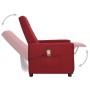 Sillón de masaje elevable tela rojo tinto de vidaXL, Sillones de masaje eléctricos - Ref: Foro24-3093368, Precio: 236,99 €, D...