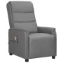 Gray synthetic leather elevating massage chair by vidaXL, Electric massage chairs - Ref: Foro24-3093328, Price: 275,26 €, Dis...