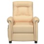 Sillón de masaje elevable de tela microfibra crema de vidaXL, Sillones de masaje eléctricos - Ref: Foro24-3093316, Precio: 24...