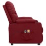 Sillón de masaje elevable tela rojo tinto de vidaXL, Sillones de masaje eléctricos - Ref: Foro24-3093490, Precio: 306,89 €, D...