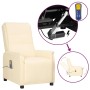 Cream synthetic leather lifting massage chair by vidaXL, Electric massage chairs - Ref: Foro24-3093327, Price: 260,85 €, Disc...