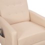 Sillón de masaje elevable tela color crema de vidaXL, Sillones de masaje eléctricos - Ref: Foro24-3093374, Precio: 236,99 €, ...