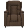 Brown fabric liftable massage chair by vidaXL, Electric massage chairs - Ref: Foro24-3093437, Price: 313,56 €, Discount: %