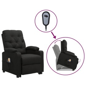 Sillón de masaje elevable tela negro de vidaXL, Sillones de masaje eléctricos - Ref: Foro24-3093489, Precio: 281,70 €, Descue...