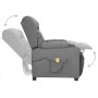 Sillón de masaje elevable tela gris claro de vidaXL, Sillones de masaje eléctricos - Ref: Foro24-3093433, Precio: 337,78 €, D...