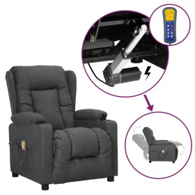 Dark gray fabric lift massage chair by vidaXL, Electric massage chairs - Ref: Foro24-3093434, Price: 305,14 €, Discount: %