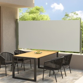 Cremefarbene ausfahrbare seitliche Gartenmarkise 140x300 cm von vidaXL, Sonnenschirme - Ref: Foro24-317833, Preis: 78,26 €, R...