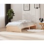 Estructura de cama madera maciza de pino 100x200 cm de vidaXL, Camas y somieres - Ref: Foro24-833237, Precio: 113,57 €, Descu...