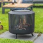 RedFire Cesta de fuego con parrilla Midland negro de RedFire, Chimeneas - Ref: Foro24-441230, Precio: 229,99 €, Descuento: %