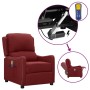 Red fabric elevating massage chair by vidaXL, Electric massage chairs - Ref: Foro24-3093408, Price: 251,99 €, Discount: %