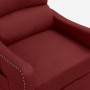 Sillón de masaje elevable tela rojo tinto de vidaXL, Sillones de masaje eléctricos - Ref: Foro24-3093408, Precio: 251,99 €, D...