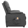 Liftable massage chair light gray fabric by vidaXL, Electric massage chairs - Ref: Foro24-3093487, Price: 276,99 €, Discount: %