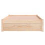 Estructura de cama madera maciza de pino 100x200 cm de vidaXL, Camas y somieres - Ref: Foro24-833237, Precio: 113,57 €, Descu...